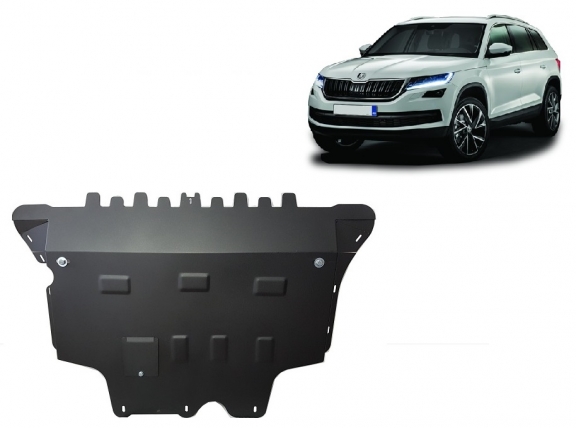 Motor, Versnellingsbak en Radiator Beschermplaat voor Skoda Kodiaq
