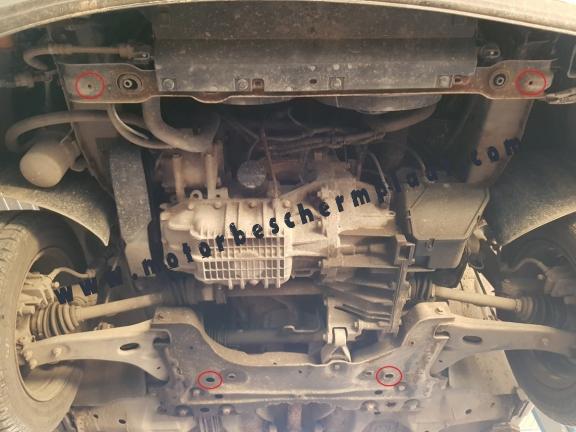 Motor, Versnellingsbak en Radiator Beschermplaat voor Ford Focus 1