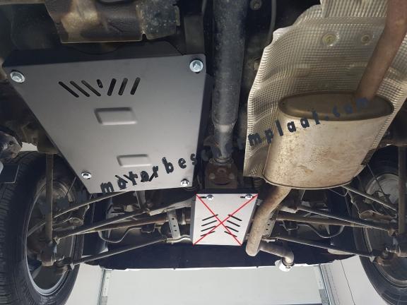 Brandstoftank Beschermplaat voor Dacia Duster
