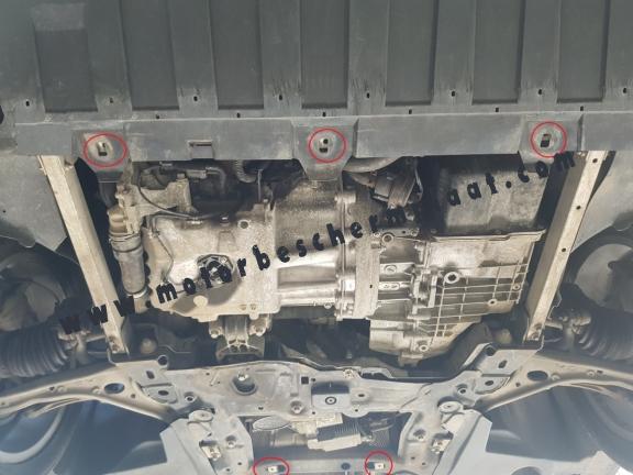 Motor, Versnellingsbak en Radiator Beschermplaat voor Mercedes GLA X156