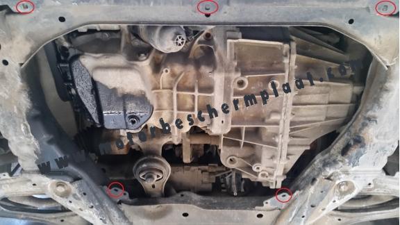 Motor, Versnellingsbak en Radiator Beschermplaat voor Mercedes V-Classe W447, 4x2, 1.6 D