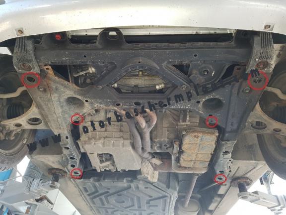Motor, Versnellingsbak en Radiator Beschermplaat voor Mercedes Vaneo W414