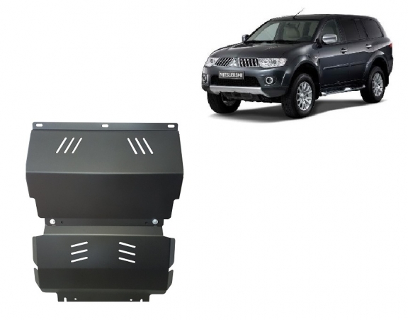 Motor en Radiator Beschermplaat voor Mitsubishi Pajero Sport 2