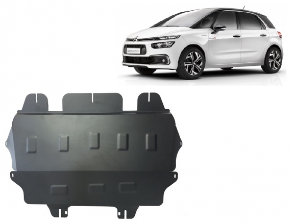 Motor, Versnellingsbak en Radiator Beschermplaat voor Citroen C4 Picasso