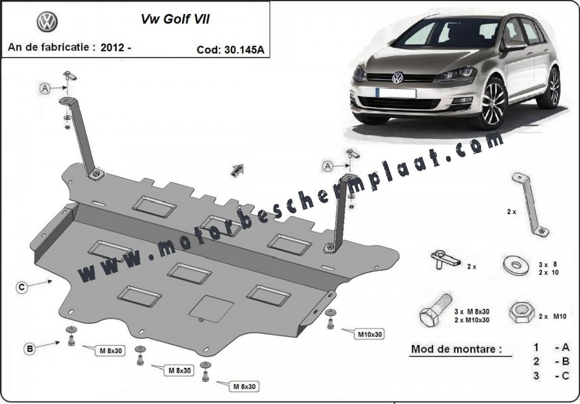 Broers en zussen molecuul Bestaan Motor en Versnellingsbak Beschermplaat voor VW Golf 7 - automatische  versnellingsbak