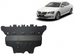 Motor, Versnellingsbak en Radiator Beschermplaat voor Skoda Superb - automatische versnellingsbak