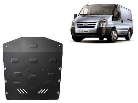 Motor, Versnellingsbak en Radiator Beschermplaat voor Ford Transit - RWD