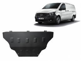 Motor, Versnellingsbak en Radiator Beschermplaat voor Mercedes Vito W447, 4x2, 1.6 D