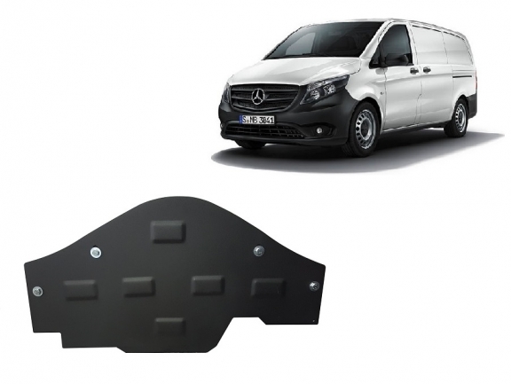 Stop&Go Systeem Beschermplaat voor Mercedes V-Classe W447, 4x2, 1.6 D