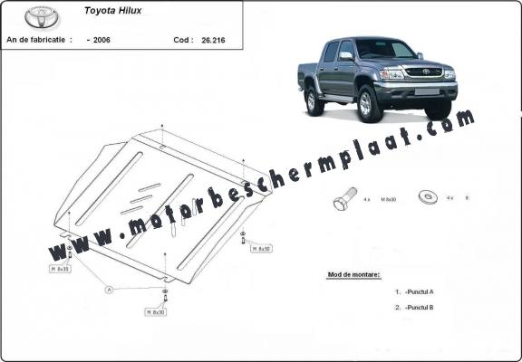 Motor Beschermplaat voor Toyota Hilux