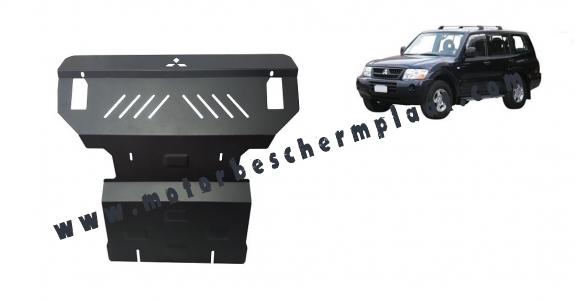 Motor en Radiator Beschermplaat voor Mitsubishi Pajero 3 (V60, V70)