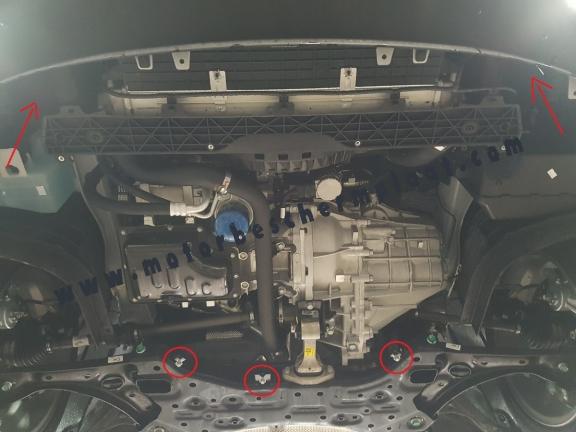 Motor, Versnellingsbak en Radiator Beschermplaat voor Hyundai I30