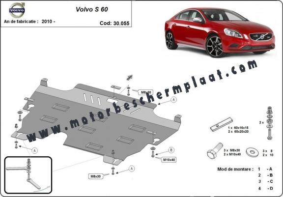 Motor en Versnellingsbak Beschermplaat voor Volvo S60