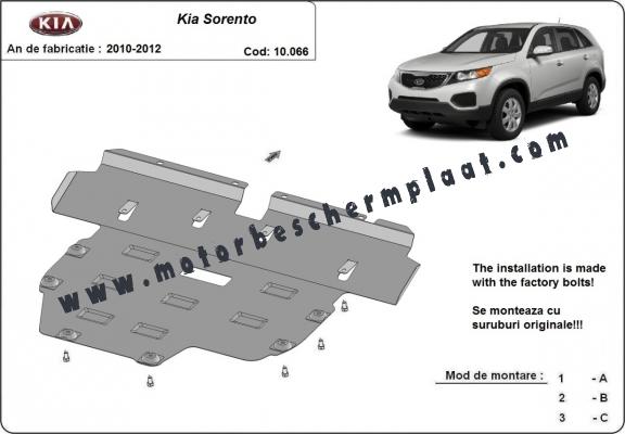 Motor en Versnellingsbak Beschermplaat voor Kia Sorento