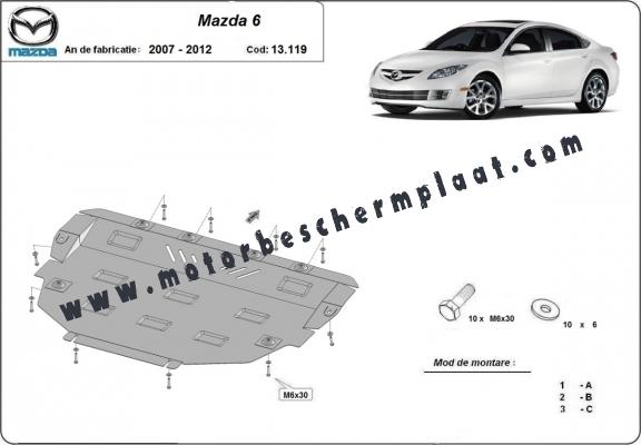 Motor en Versnellingsbak Beschermplaat voor Mazda 6