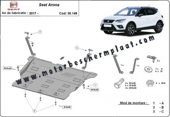 Motor, Versnellingsbak en Radiator Beschermplaat voor Seat Arona