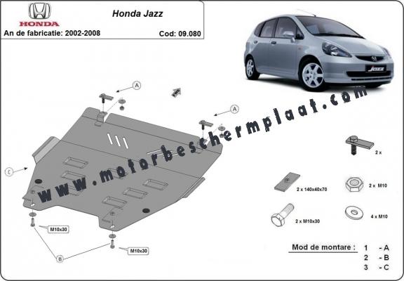 Motor en Versnellingsbak Beschermplaat voor Honda Jazz
