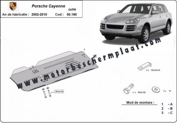 Handmatige Versnellingsbak Beschermplaat voor Porsche Cayenne