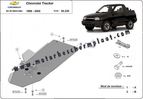 Versnellingsbak Beschermplaat voor Chevrolet Tracker