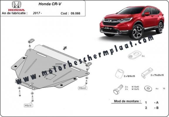 Motor, Versnellingsbak en Radiator Beschermplaat voor Honda CR-V