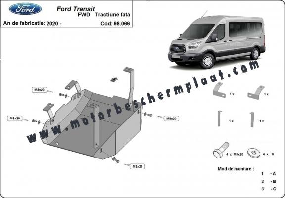 AdBlue tank Beschermplaat voor Ford Transit