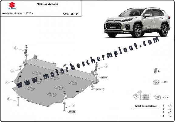 Motor en Versnellingsbak Beschermplaat voor Suzuki Across