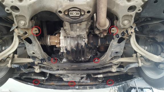 Motor en Radiator Beschermplaat voor Audi A4 B7 All Road