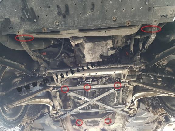 Versnellingsbak Beschermplaat voor Audi A4 4 B8 All Road