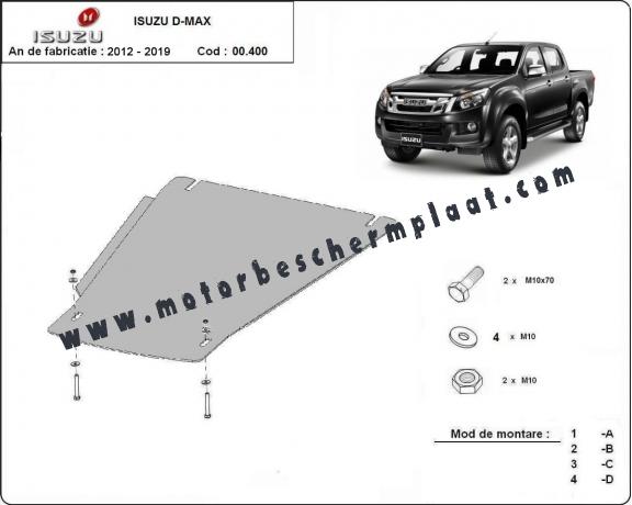 Versnellingsbak Beschermplaat voor Isuzu D-Max