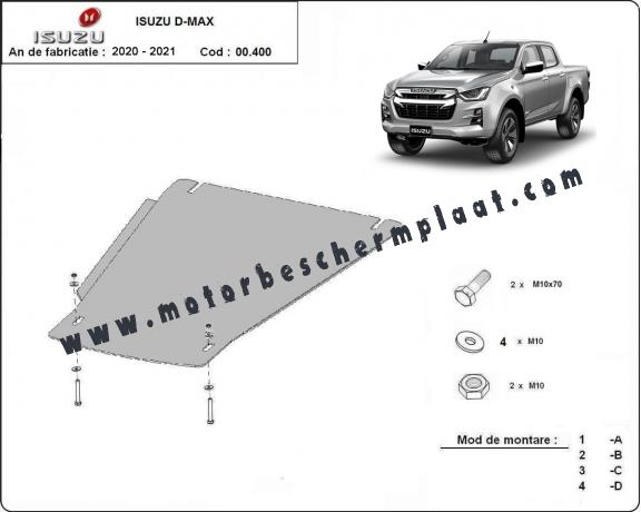 Versnellingsbak Beschermplaat voor Isuzu D-Max