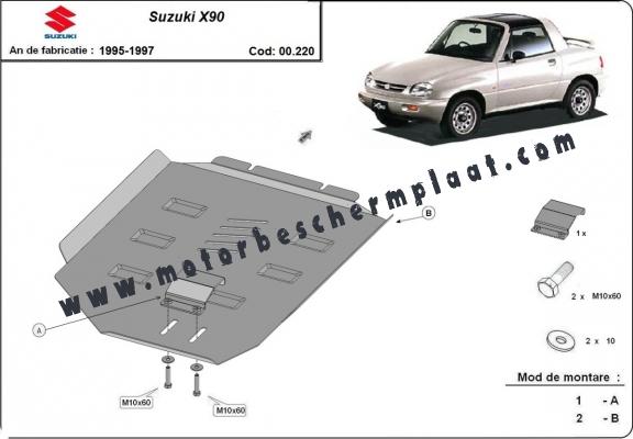 Versnellingsbak Beschermplaat voor Suzuki X90