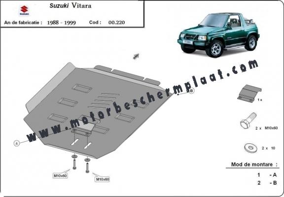 Versnellingsbak Beschermplaat voor Suzuki Vitara