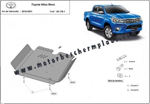 Versnellingsbak Beschermplaat voor Toyota Hilux Revo