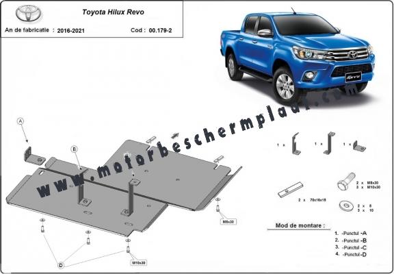 Differentieel aluminium Beschermplaat voor Toyota Hilux Revo