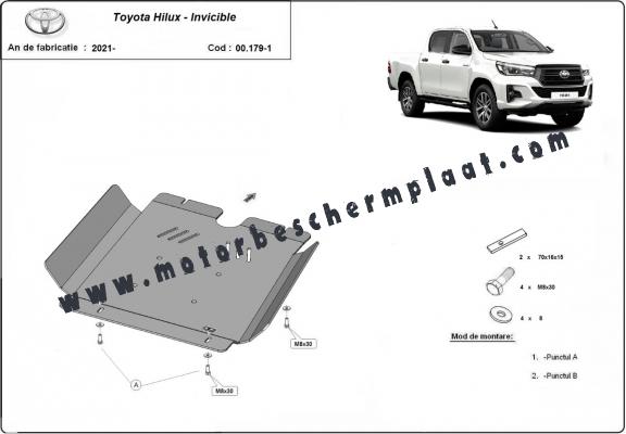 Versnellingsbak Beschermplaat voor Toyota Hilux Invincible