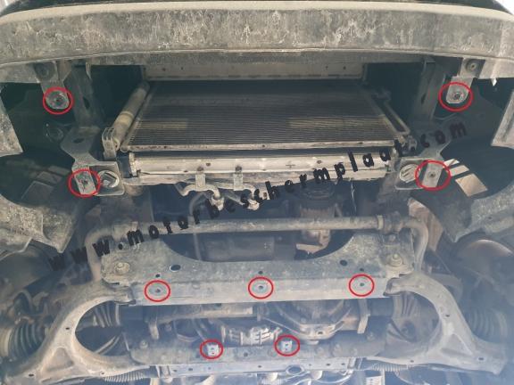 Motor en Radiator Beschermplaat voor SsangYong Rexton