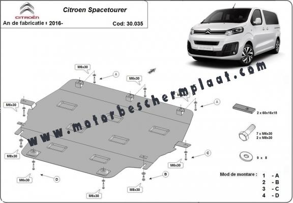 Motor Beschermplaat voor Citroen Spacetourer 