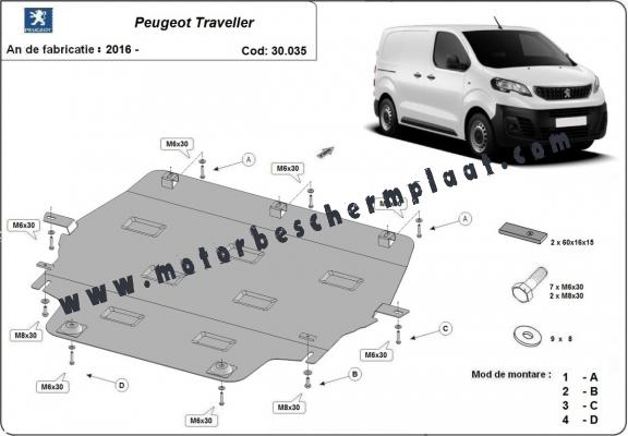 Motor Beschermplaat voor Peugeot Traveller