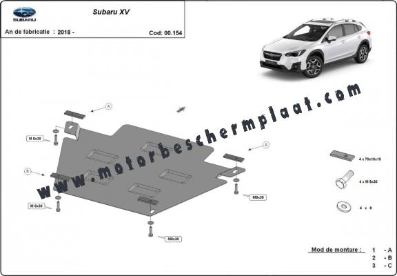 Versnellingsbak Beschermplaat voor Subaru XV