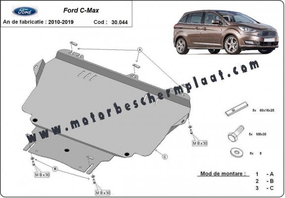 Motor en Versnellingsbak Beschermplaat voor Ford C - Max