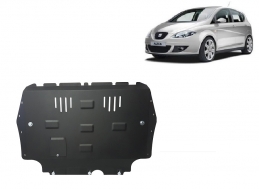 Motor, Versnellingsbak en Radiator Beschermplaat voor Seat Altea