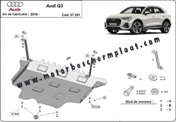Motor Beschermplaat voor Audi Q3