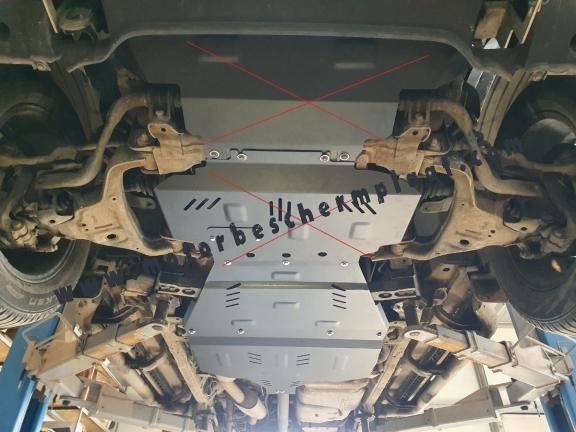 Versnellingsbak Beschermplaat en tussenbakbescherming voor Mercedes X-Class
