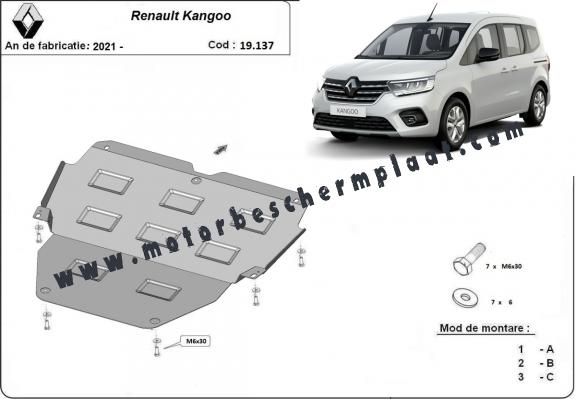 Motor en Versnellingsbak Beschermplaat voor Renault Kangoo