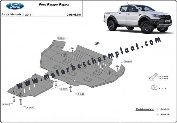 Motor Beschermplaat voor Ford Ranger Raptor