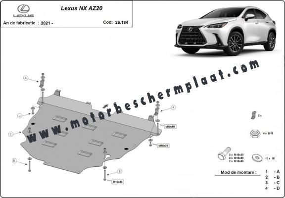 Motor Beschermplaat voor Lexus NX AZ20