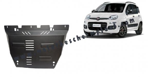 Motor, Versnellingsbak en Radiator Beschermplaat voor Fiat Panda 4x2