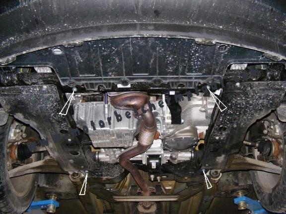 Motor, Versnellingsbak en Radiator Beschermplaat voor Opel Zafira C