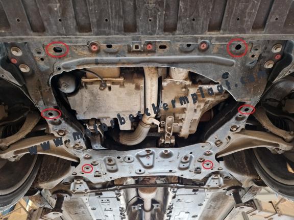 Motor, Versnellingsbak en Radiator Beschermplaat voor Volvo V90 Cross Country