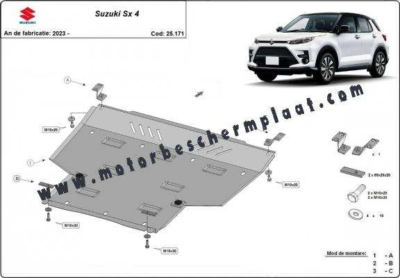 Motor en Versnellingsbak Beschermplaat voor Suzuki SX 4